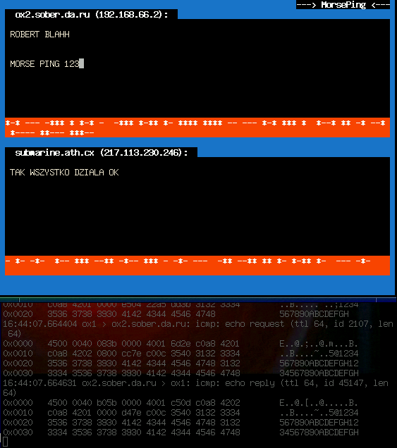 screenshot MorsePing